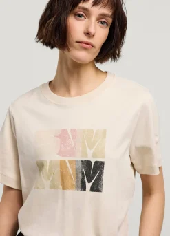 T-Shirt With Artwork Print