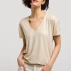 T-Shirt With Glitter Coating
