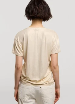 T-Shirt With Glitter Coating