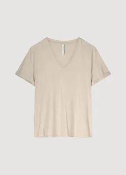 T-Shirt With Glitter Coating