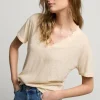 V-Neck Top With Lace