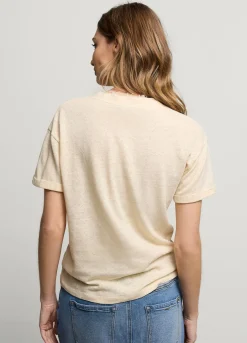 V-Neck Top With Lace