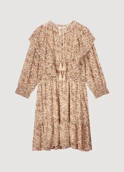 Voile Dress With Ruffles