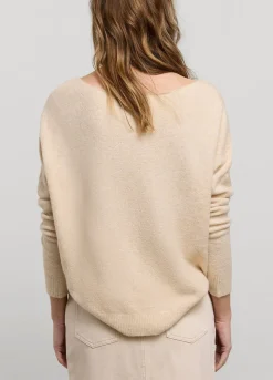 Wide Boat-Neck Jumper