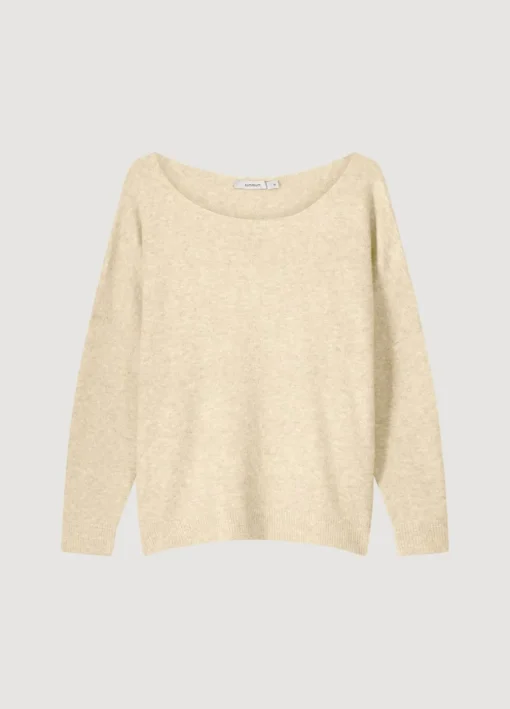 Wide Boat-Neck Jumper