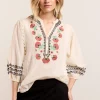 Wide Cotton Blouse