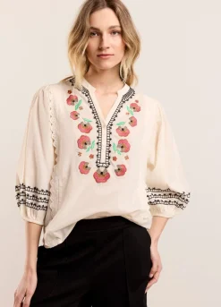 Wide Cotton Blouse
