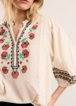 Wide Cotton Blouse