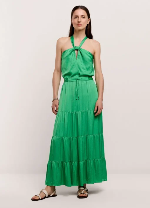 Wide Tiered Skirt