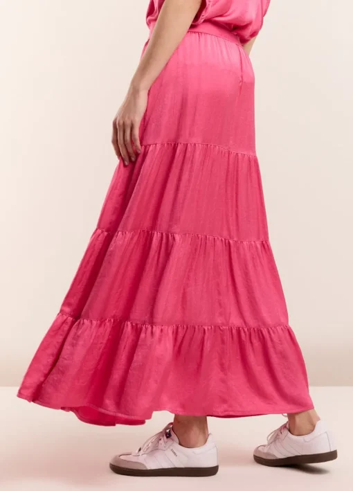Wide Tiered Skirt