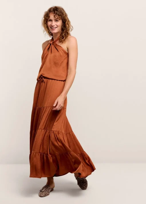 Wide Tiered Skirt
