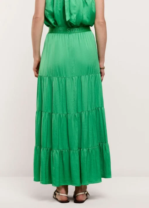 Wide Tiered Skirt