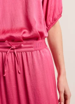 Wide Tiered Skirt