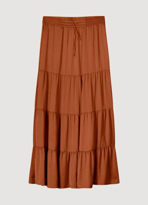 Wide Tiered Skirt