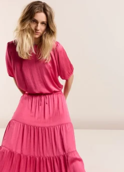 Wide Tiered Skirt