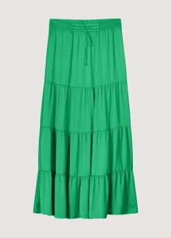 Wide Tiered Skirt