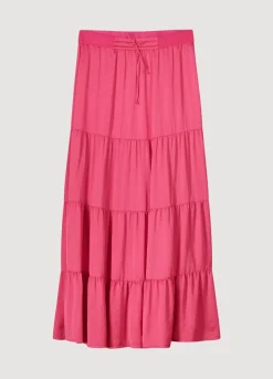 Wide Tiered Skirt