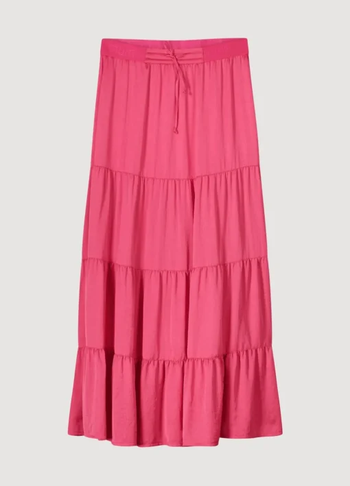 Wide Tiered Skirt