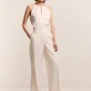 Wide-Leg Trousers With Pintuck