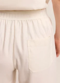 Wide-Leg Trousers With Pintuck