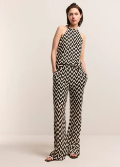 Zigzag Halter Top