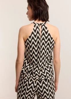 Zigzag Halter Top