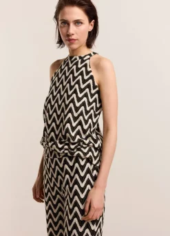 Zigzag Halter Top