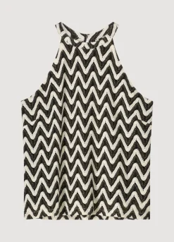 Zigzag Halter Top